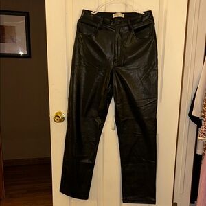 Abercrombie & Fitch Black Straight Leg Pants